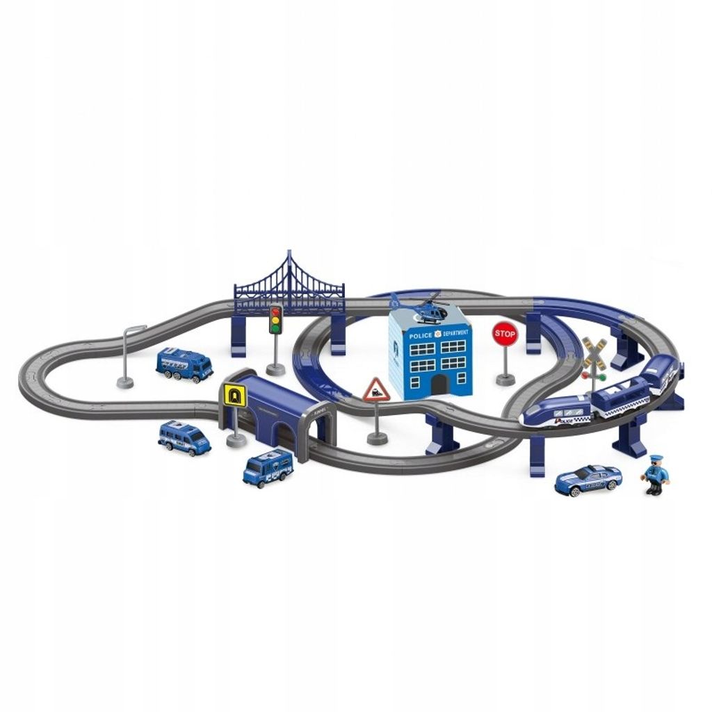 Woopie : circuit de train électrique, commissariat, Image du produit 