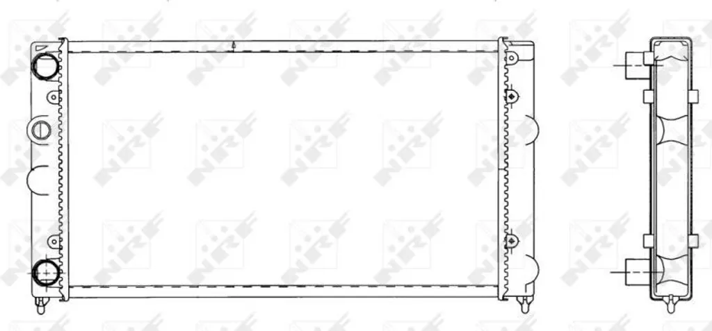 Radiateur de refroidissement de moteur pour Golf III série 1H NRF