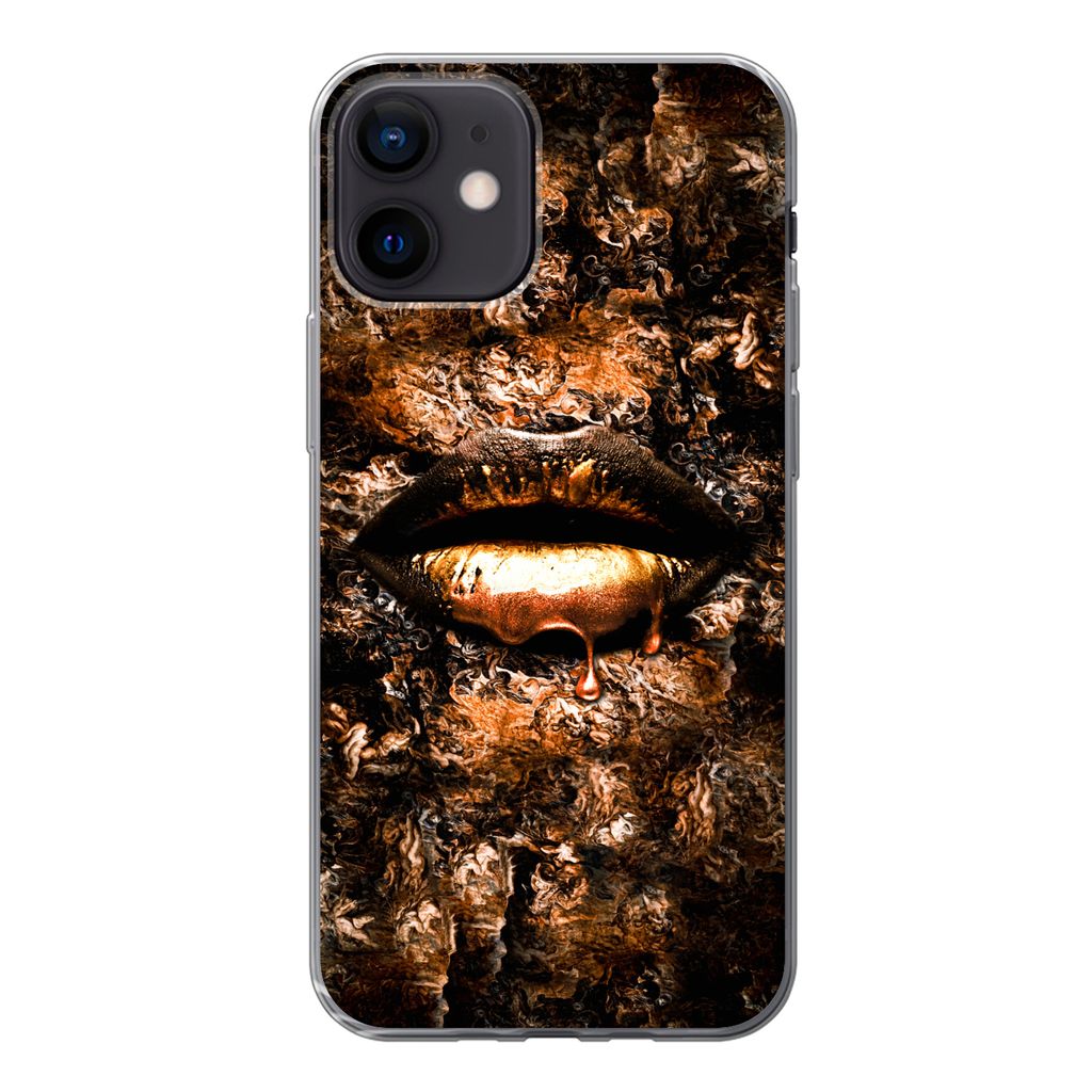 MuchoWow® Handyhülle Schutzhülle Hülle für iPhone 12 Frau - Produktbild 