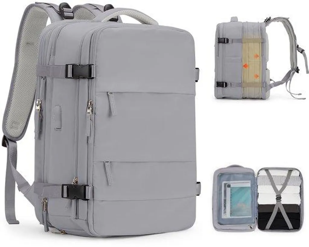Sac à dos randonnée anti-pluie vert olive : protégez votre PC 14 pouces