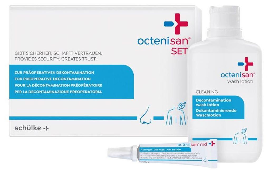 Schülke octenisan® Set, Waschlotion und Nasengel, 2-teilig Produktbild 