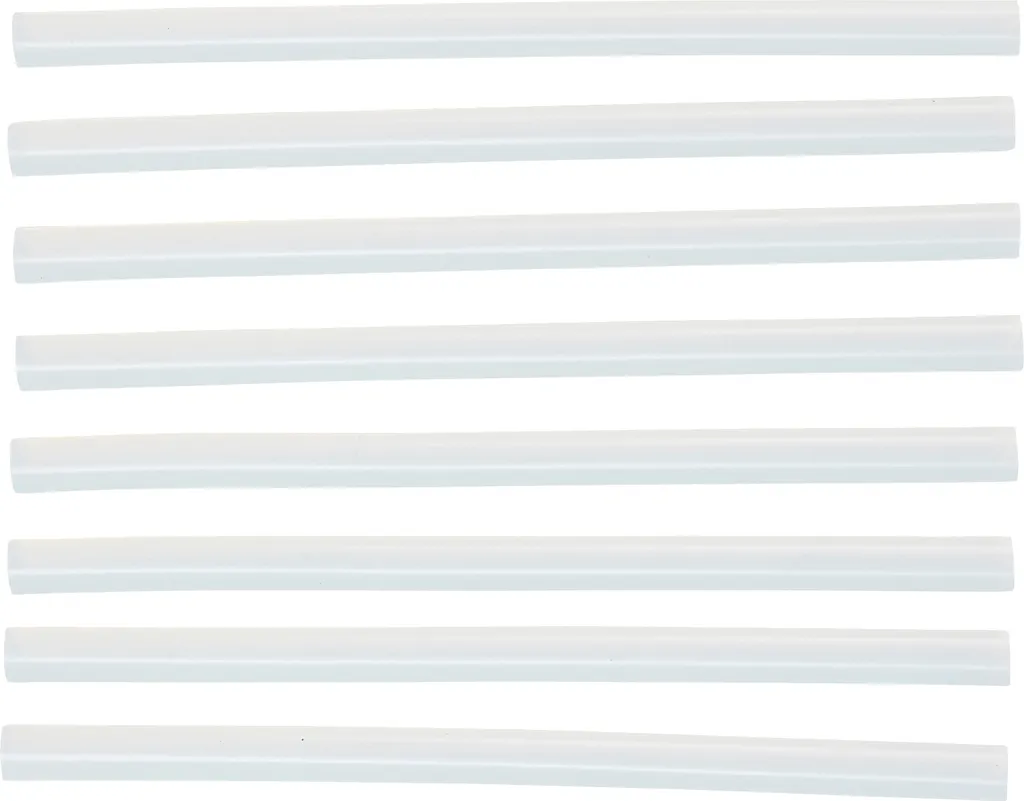 Colle chaude transparente 11mm pour collage invisible et solide - 8pcs
