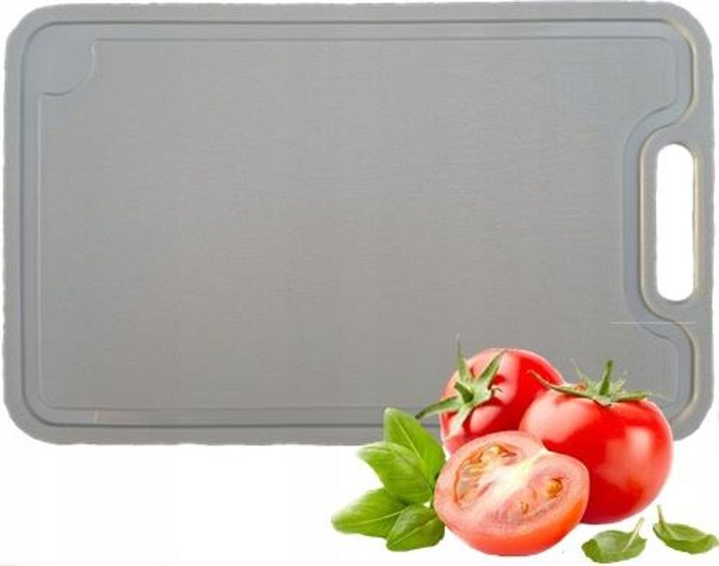 Küchenschneidebrett aus Kunststoff GRAU 25x16cm POLNISCHES PRODUKT