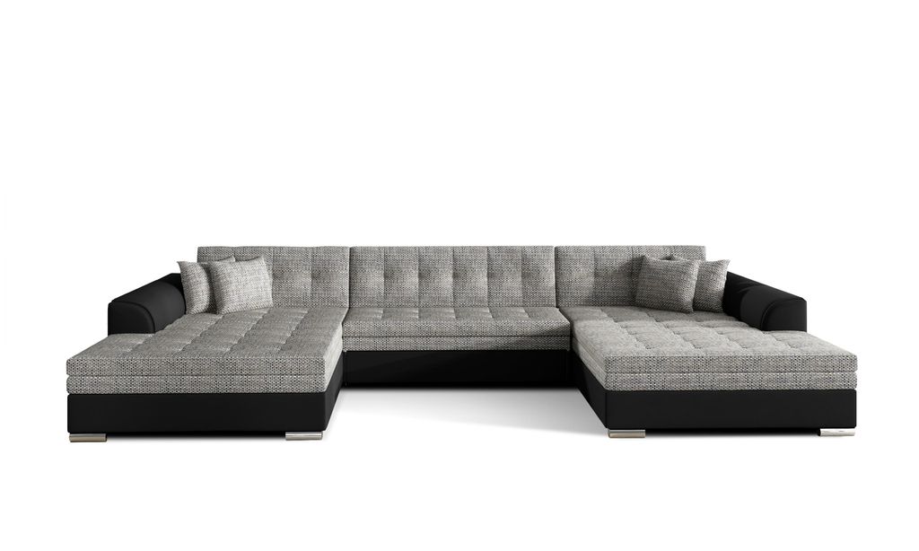 Ecksofa Couchgarnitur Vento mit Schlaffunktion – Großzügige Produktbild 