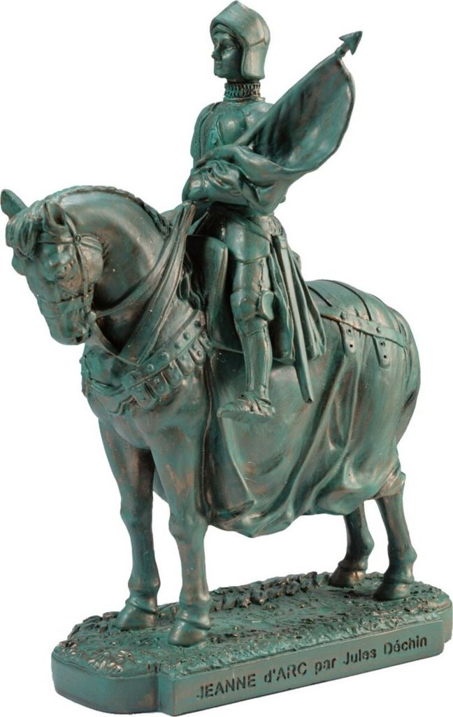 Deko Figur Johanna von Orleans - Jeanne d'Arc frei nach Jules Déchin