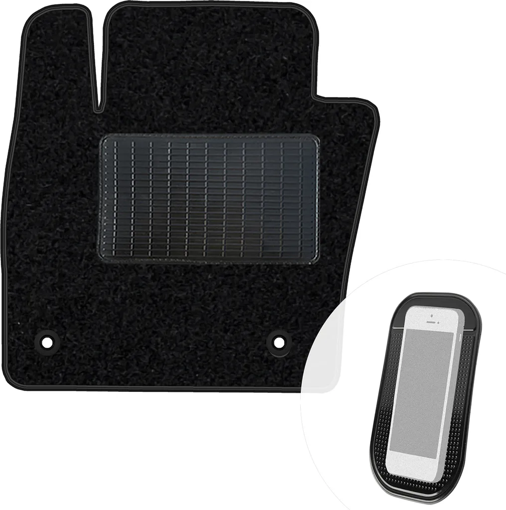 Tappetino moto-MOLTICO Audi Q3 (11-18) | Lato Guida Velours Nero