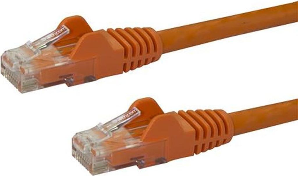 StarTech.com Cat6 Snagless RJ45 Netzwerkkabel - 10m - Orange - Cat 6 Ethernet UTP Kabel 10 Meter - Patch-Kabel - RJ-45 (M)