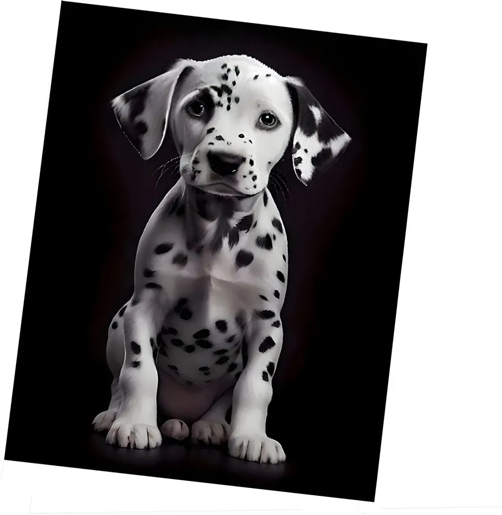 Tapis enfant dalmatien 120x160 cm : solution déco lavable et durable