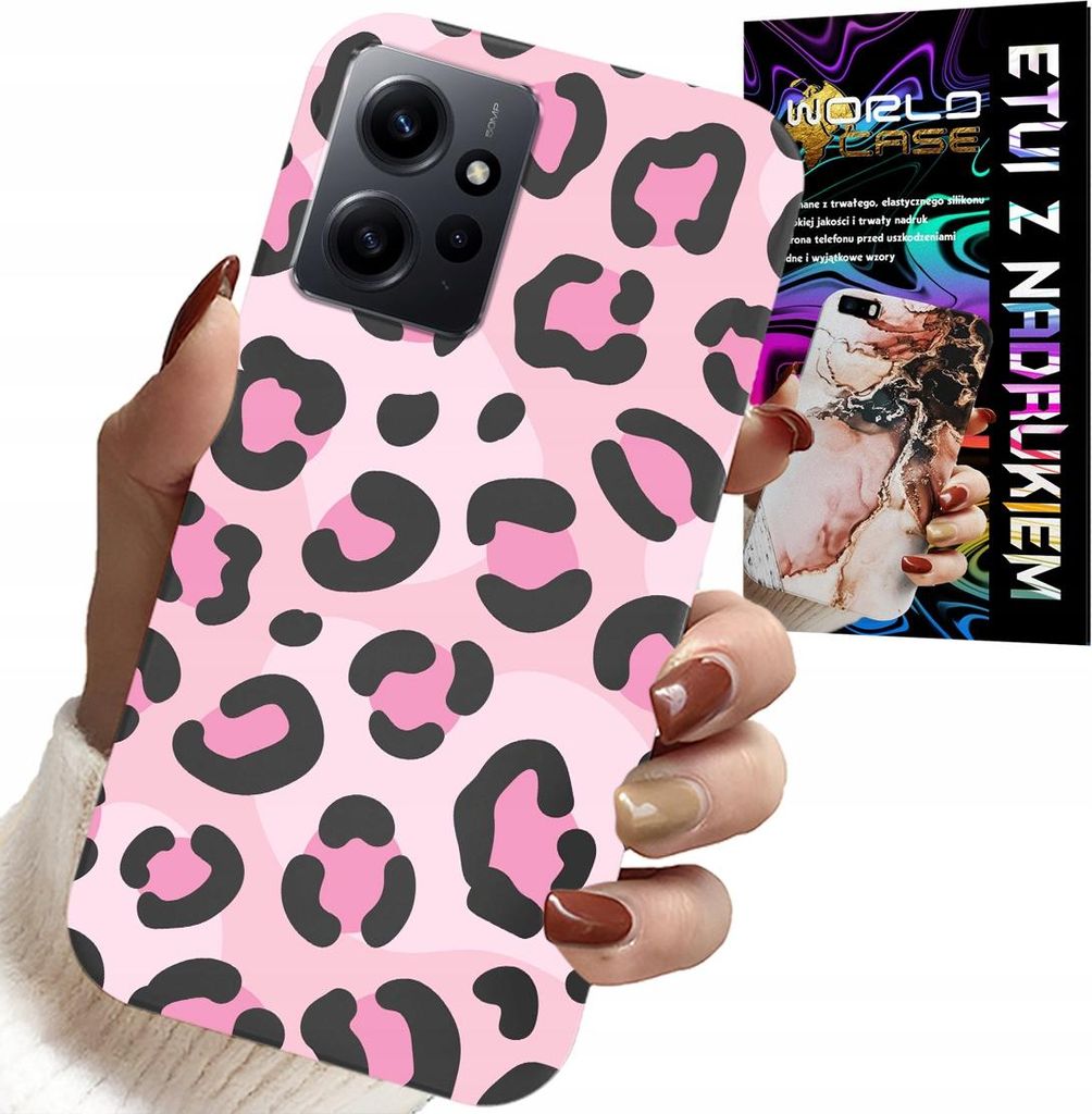Fall Für Xiaomi Note 12 4G - Rosa Camouflage Panther Feminine Designs