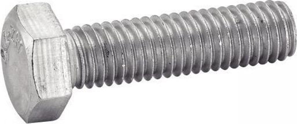 Metallschrauben ACTON Sechskantkopf Edelstahl A2 DIN933 - Ø8x30mm - Packung mit 100 Stück - 621018X30
