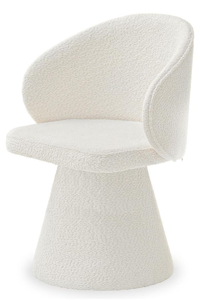 Krzesło solea krem boucle, podstawa krem Zdjęcie produktu 