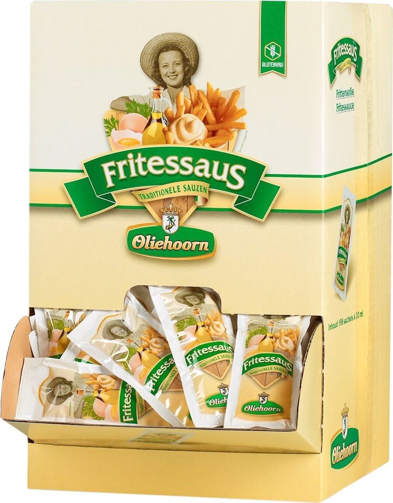 Oliehoorn - Fritessaus Oliehoorn 35pr Glutenvr Sachet 198x20ml | Zeigen Sie ein 198 -Stück an