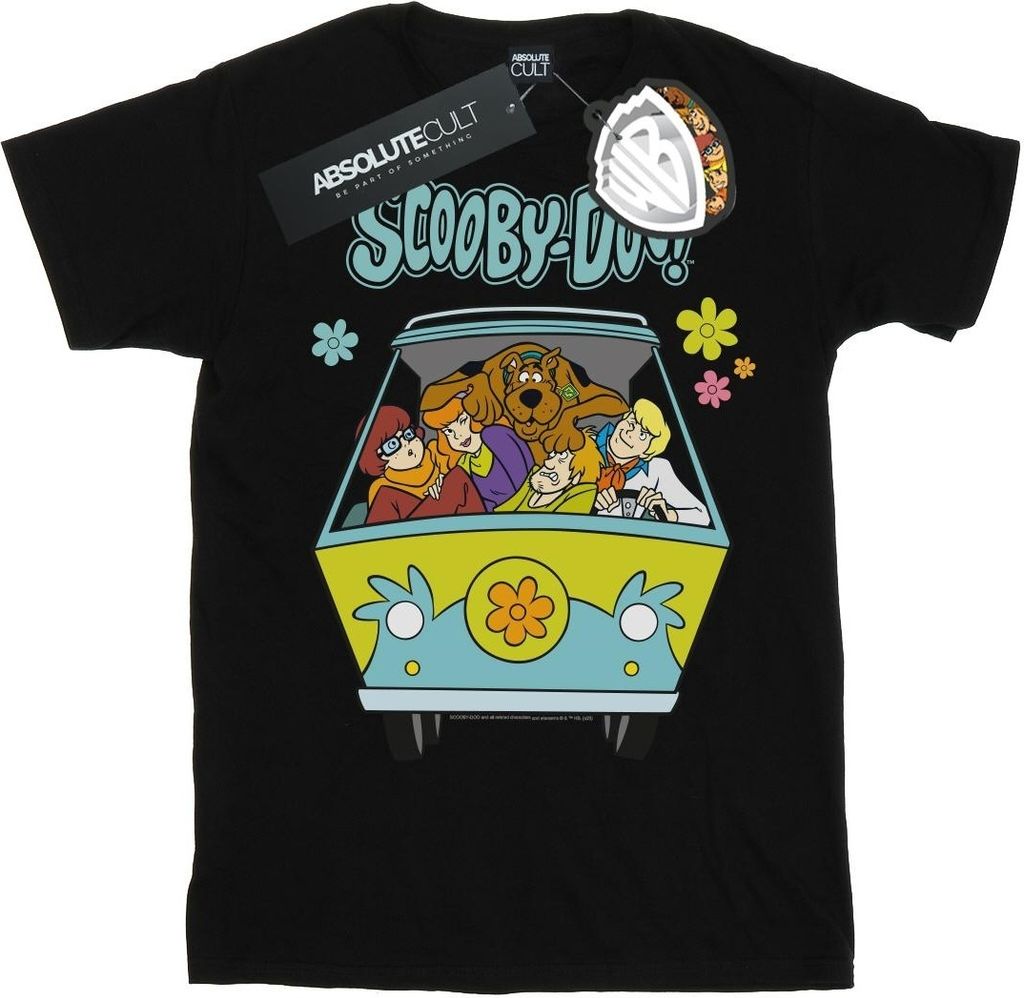 Scooby Doo - "Mystery Machine" T-Shirt für Jungen BI33394 (104) (Schwarz)