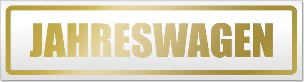 Jahreswagen Magnetschild Schild magnetisch