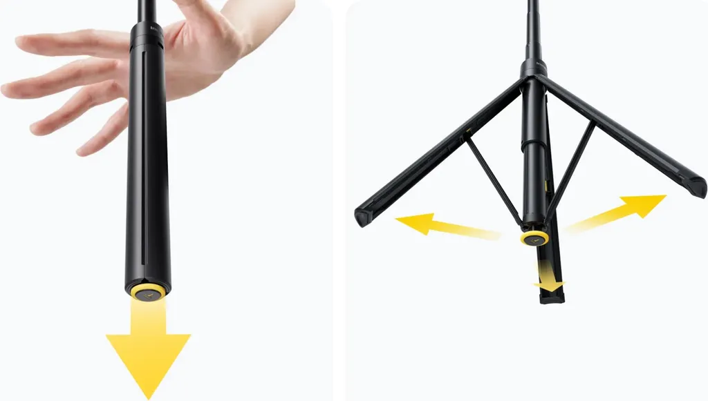 Insta360 Throwpod perche télescopique avec trépied auto-déployant - 7