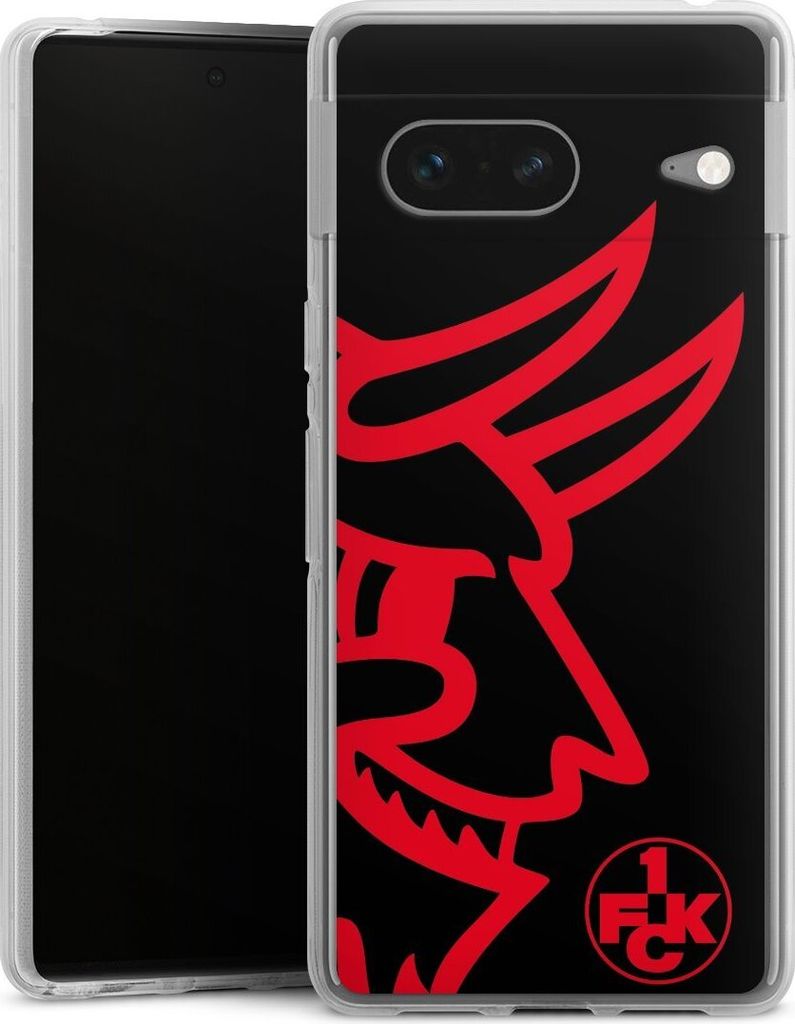 DeinDesign Handyhülle für Google Pixel 7 Silikon Hülle Case Smartphone Schutzhülle 1. FC Kaiserslautern Logo Offizielles Lizenzprodukt