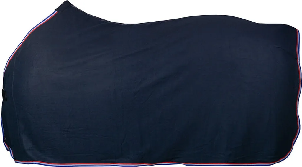 Tapis polaire Horka bleu 135-185 cm pour séchage rapide du cheval