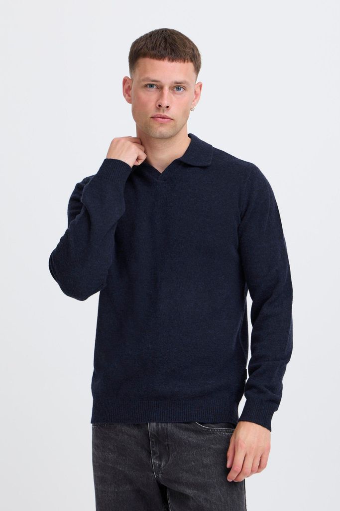 Blend BHBRANKO Herren Pullover Feinstrickpullover Wollmischung regular fit