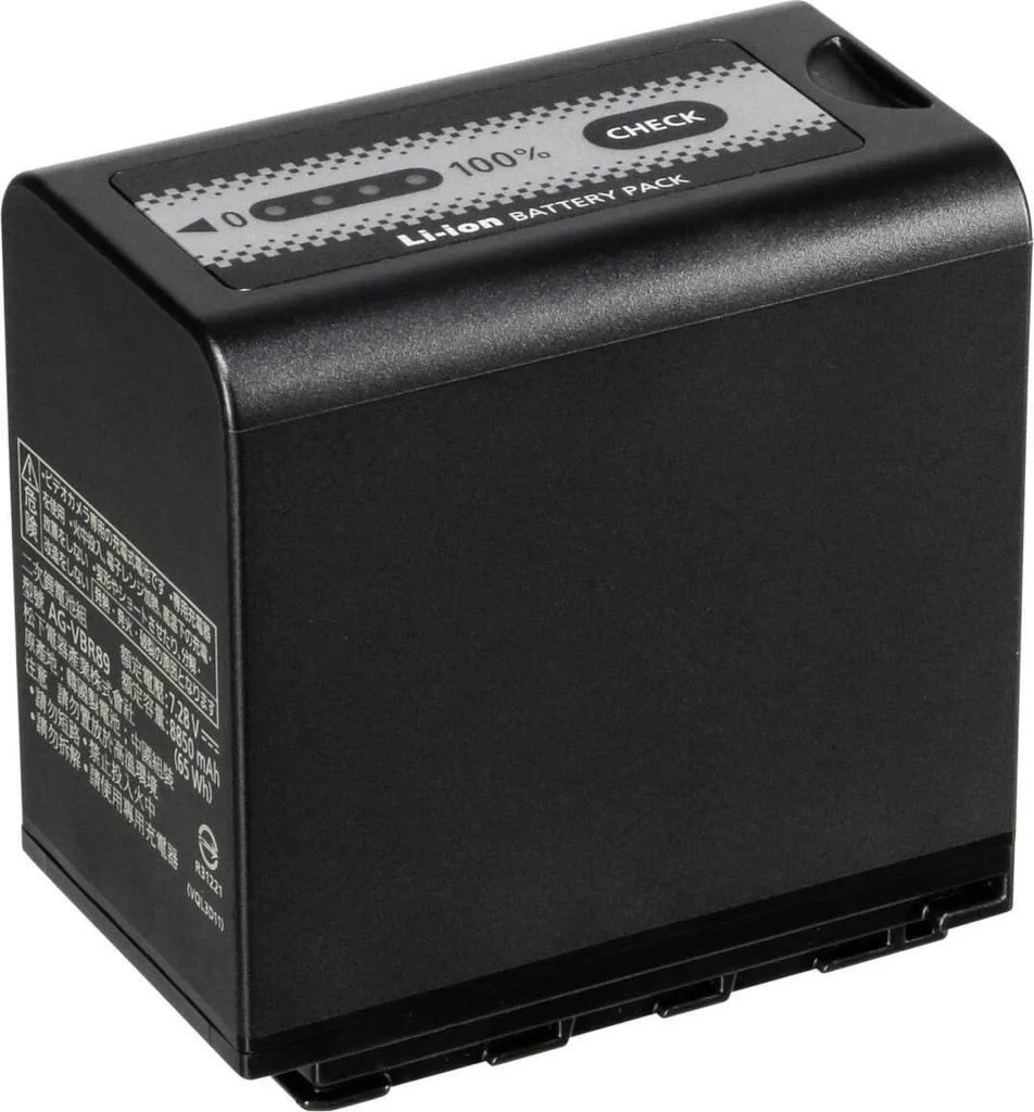 Batterie Panasonic AG-VBR89GC Lithium-Ion 8850mAh pour Caméra Vidéo Pro
