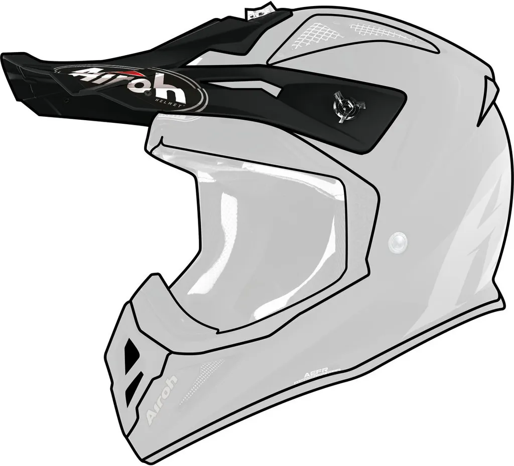 Casque Airoh Aviator ACE Noir - Fini la Fatigue Cervicale en Motocross