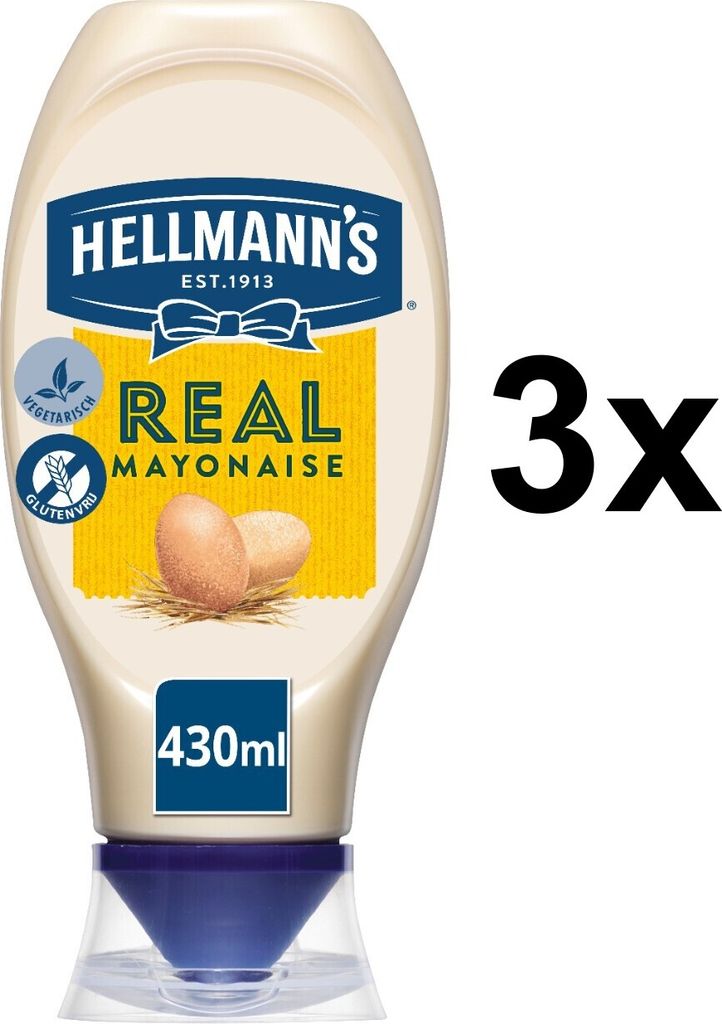 Hellmann's Echte Mayonnaise 43 cl x 3 Kaufland.de