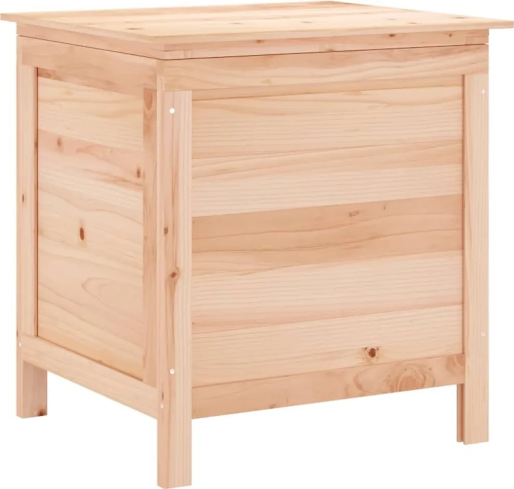 SYFAX™ Baule da Giardino in Legno Massello di Abete 50x49x56,5 cm