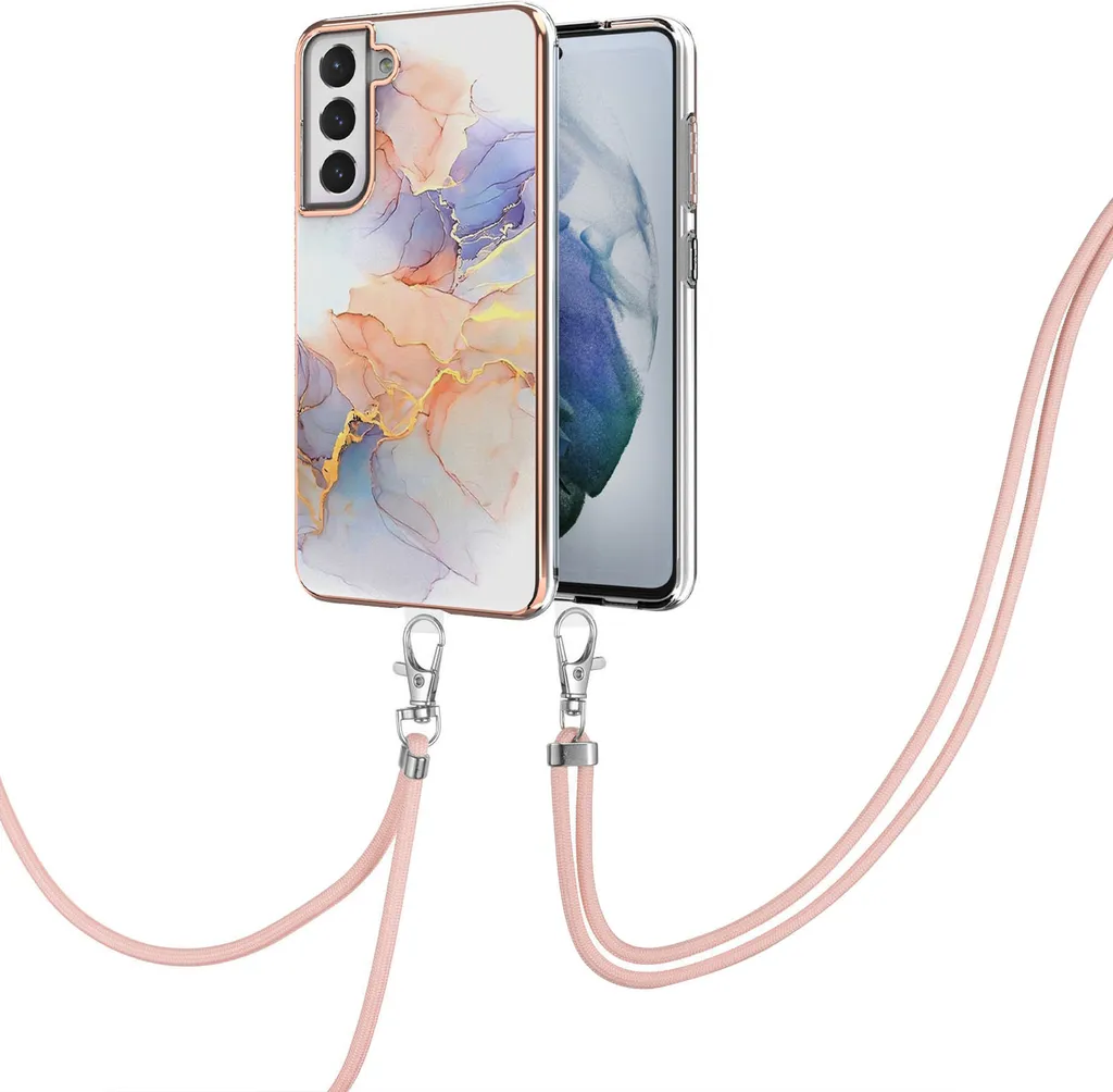 Offerta Custodia Samsung S21 FE con Cinturino - Grigio TPU Antiurto