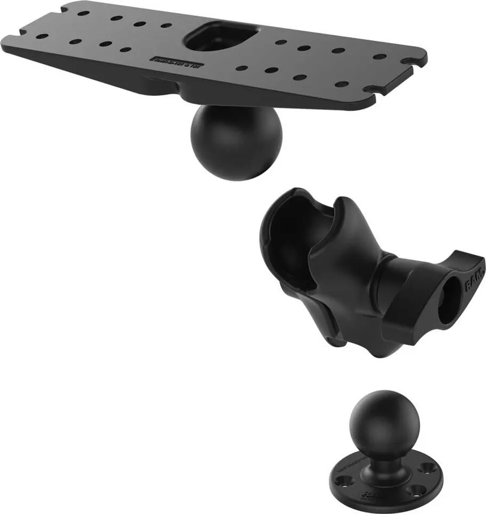 Support de sondeur RAM Mounts articulé pour grand écran de bateau - 3