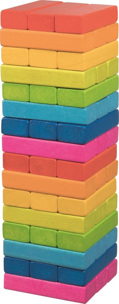 Goki Tumbling tower Rainbow, Brettspiel, Feinmotorik Produktbild 