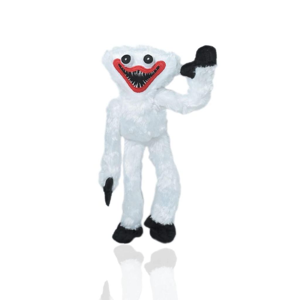Wiztex Huggy Wuggy, peluche blanco, 40 cm, Hacki Backi, Imagen del producto 