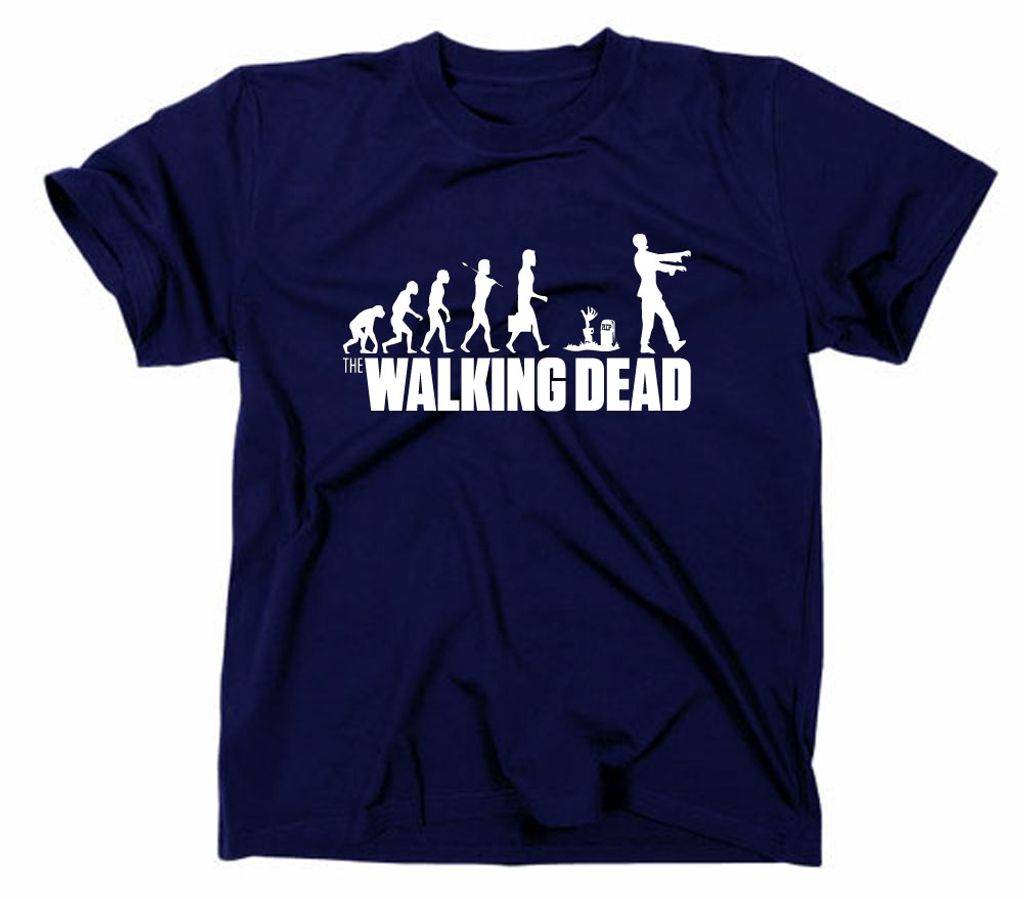 Styletex23 T-Shirt The Walking Dead Evolution Fun, navy, XXL