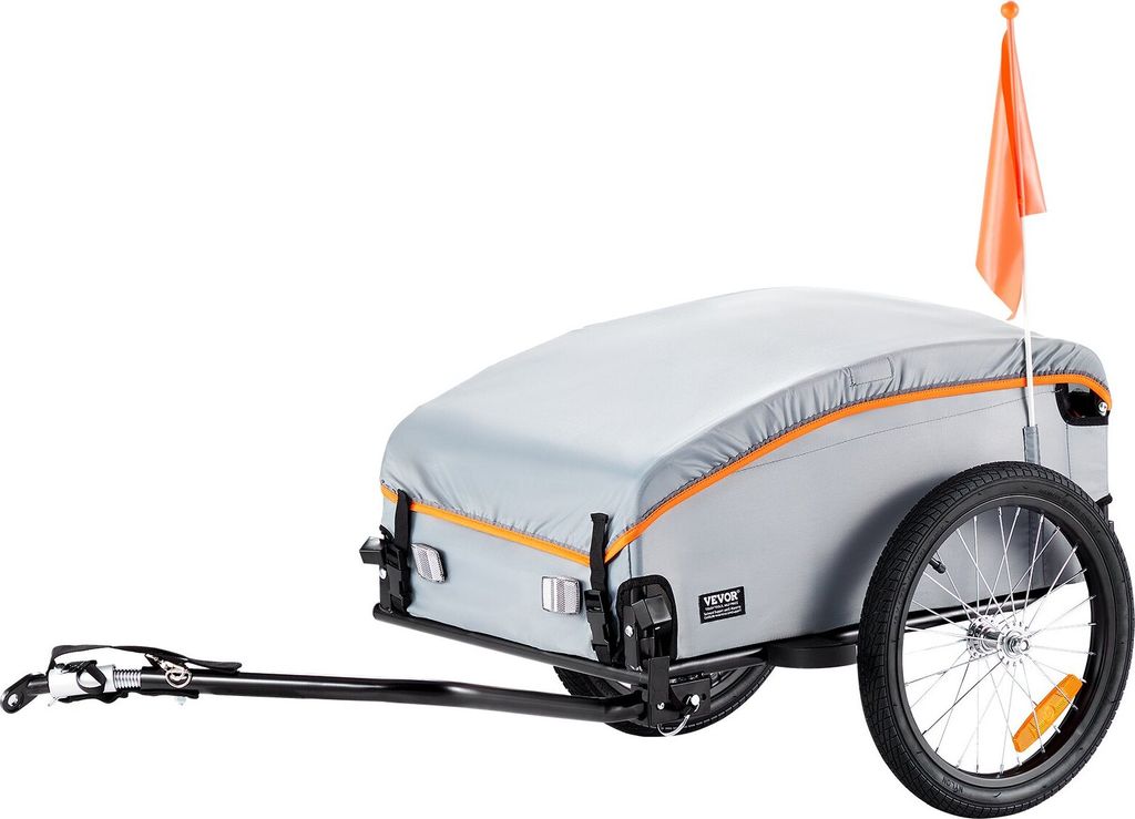 Fahrradanhänger 45kg Tragkraft Transportanhänger faltbar Produktbild 