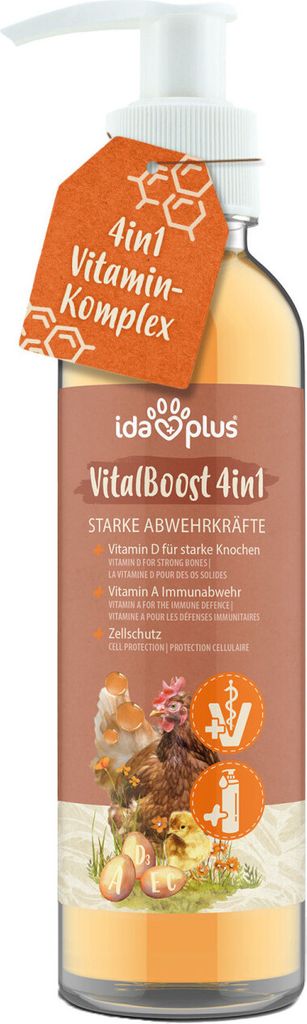 IdaPlus Vitaminkonzentrat VitalBoost 4in1 200 ml Produktbild 