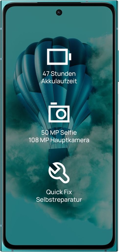 HMD Skyline Smartphone 8/256GB Blue Topaz Android 14 Immagine del prodotto 