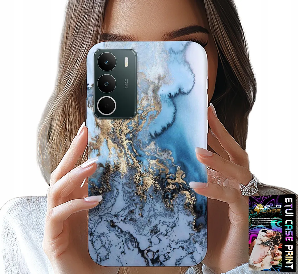 Custodia per Realme C71 4G - Marmo Marmi Modelli femminili + Vetro