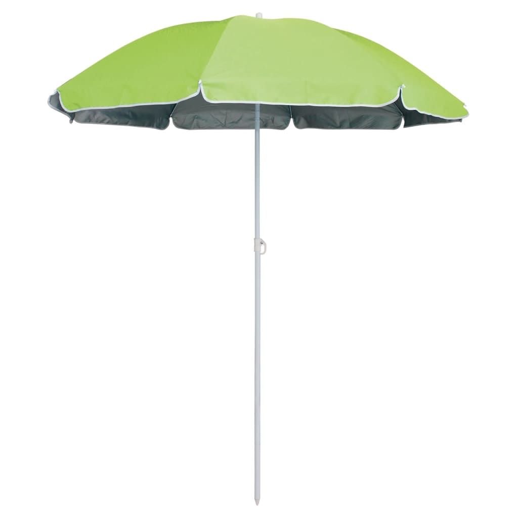Eurotrail ETCF0933, Strandschirm, Rund, Grün, Polyester, Aluminium, Aluminium