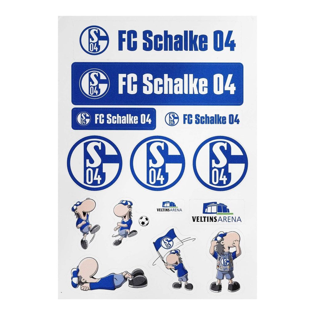 FC Schalke 04 S04 Aufkleber-Bogen A5 Produktbild 