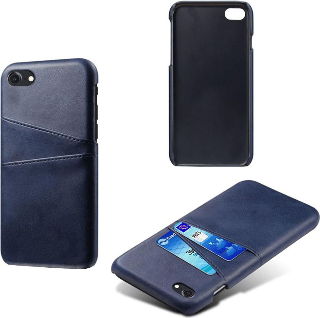 iPhone SE (2022/2020), iPhone 8 / 7 Hülle - Coverup Kartenfach Back Cover - Blau