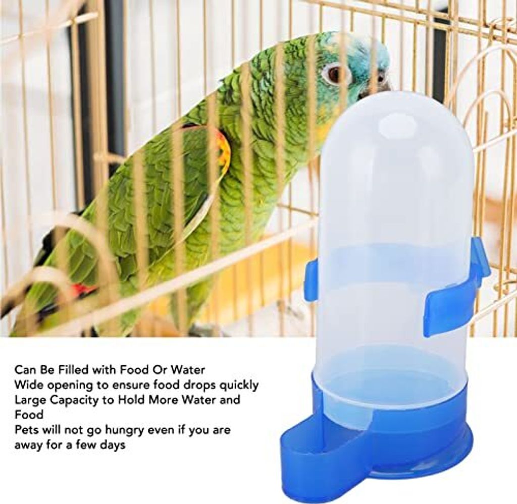 Vogel Wasserspender, Trinkflasche für Vogelkäfig, Käfig Feeder Drinker Automatischer Trinkflaschen Vogelkäfig Wellensittich Kanarienvogel Papag...