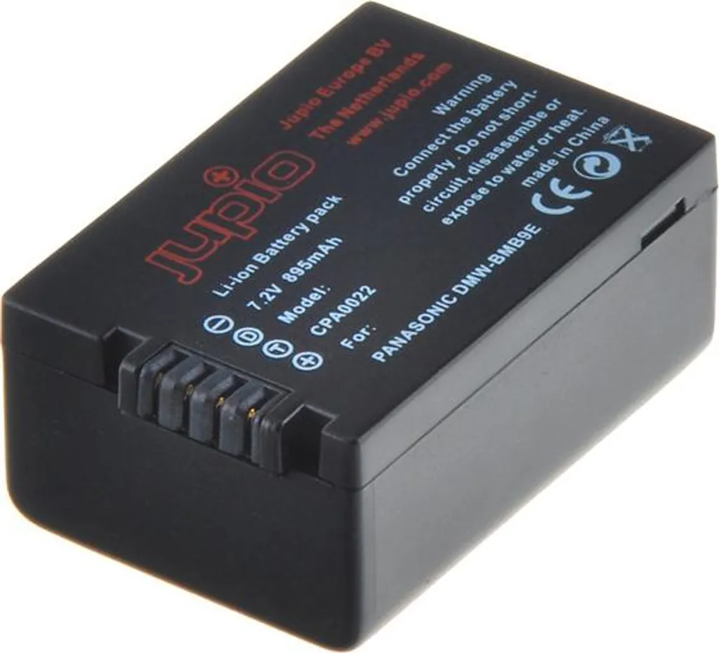 Batterie Jupio DMW-BMB9E 800mAh Haute Capacité pour Panasonic Lumix DMC