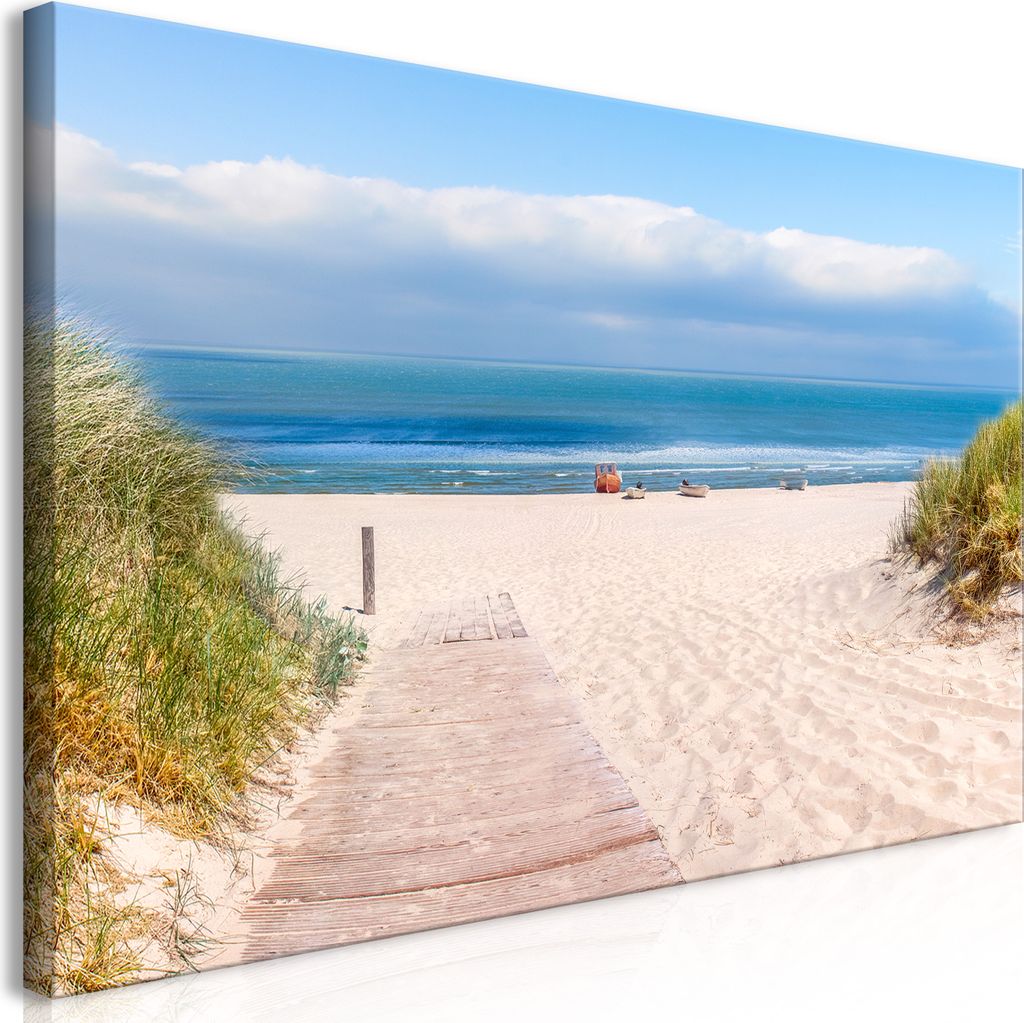 Wandbild Mega XXXL Strand und Meer 250x125 cm Einteiliger XXL-Format Kunstdruck zur Selbstmontage Leinwandbilder moderne Bilder DIY Wanddekoration ...