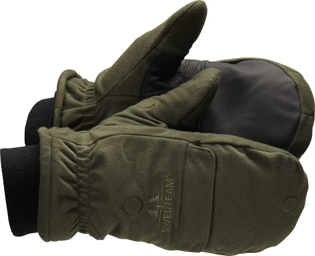 Gants de tir Swedteam Green taille L - Équipement de chasse de précision