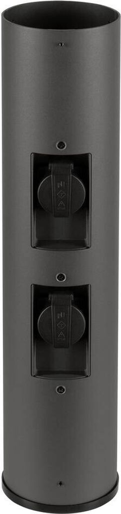 SLV M-POL 60 Pole, Poller, zwei Steckdosen, anthrazit, 53,4cm 1008474