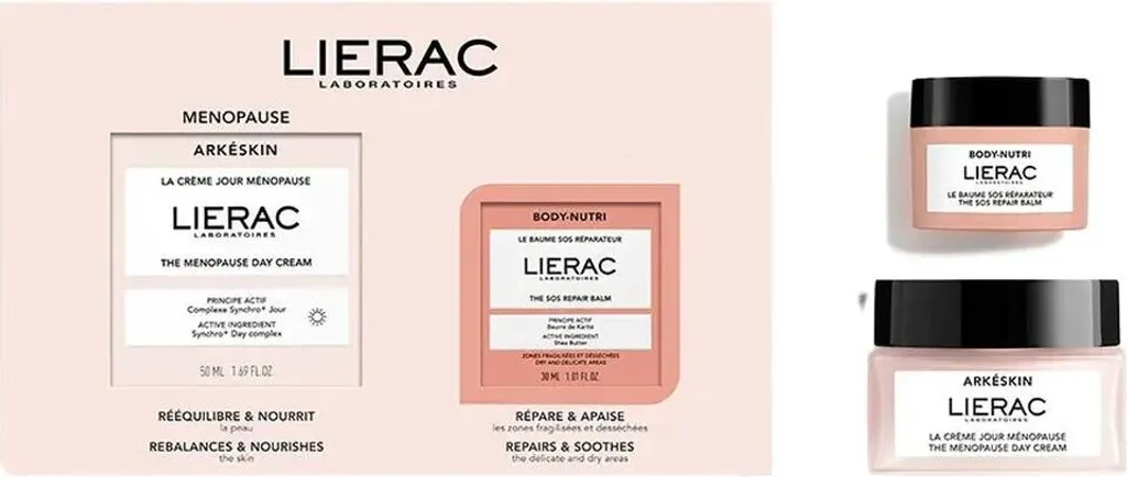 Lierac Arkeskin Crème Jour Ménopause - Coffret Duo Soin Visage 50ml