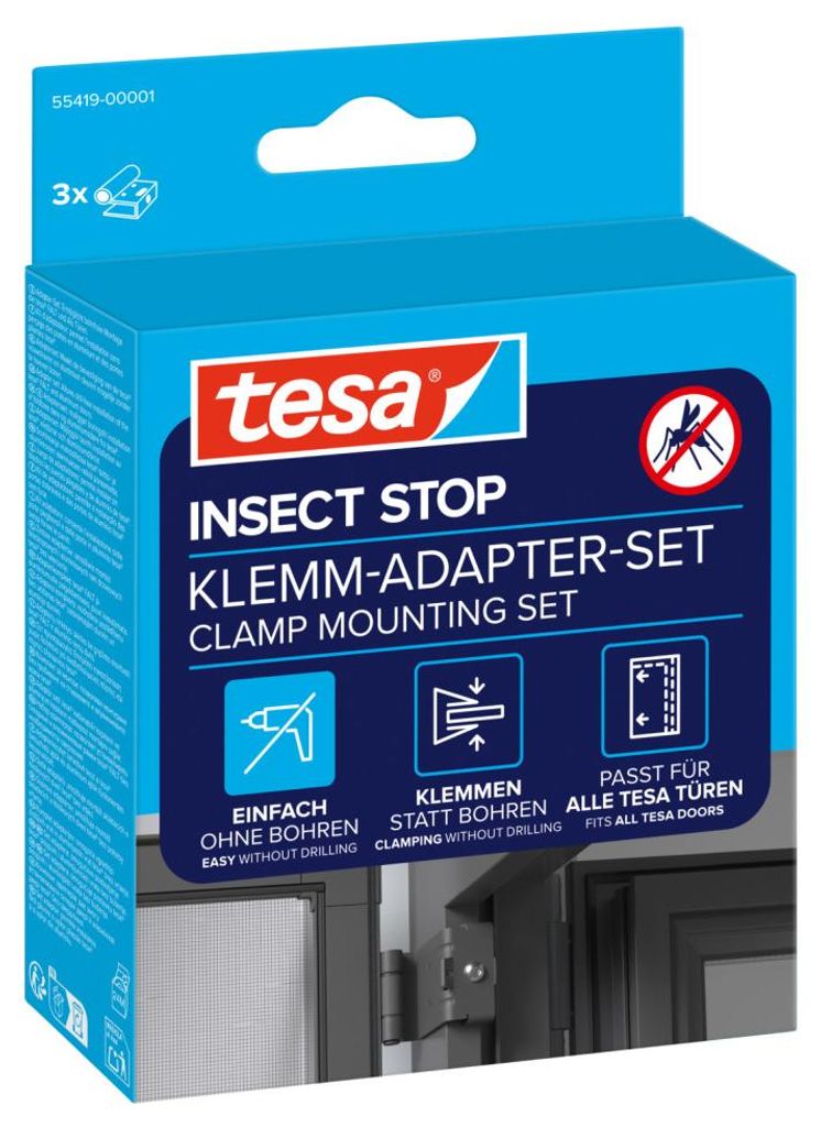 TESA 55419-01-00, Anthrazit, Aluminium, An Tür, 1 Stück(e) Produktbild 