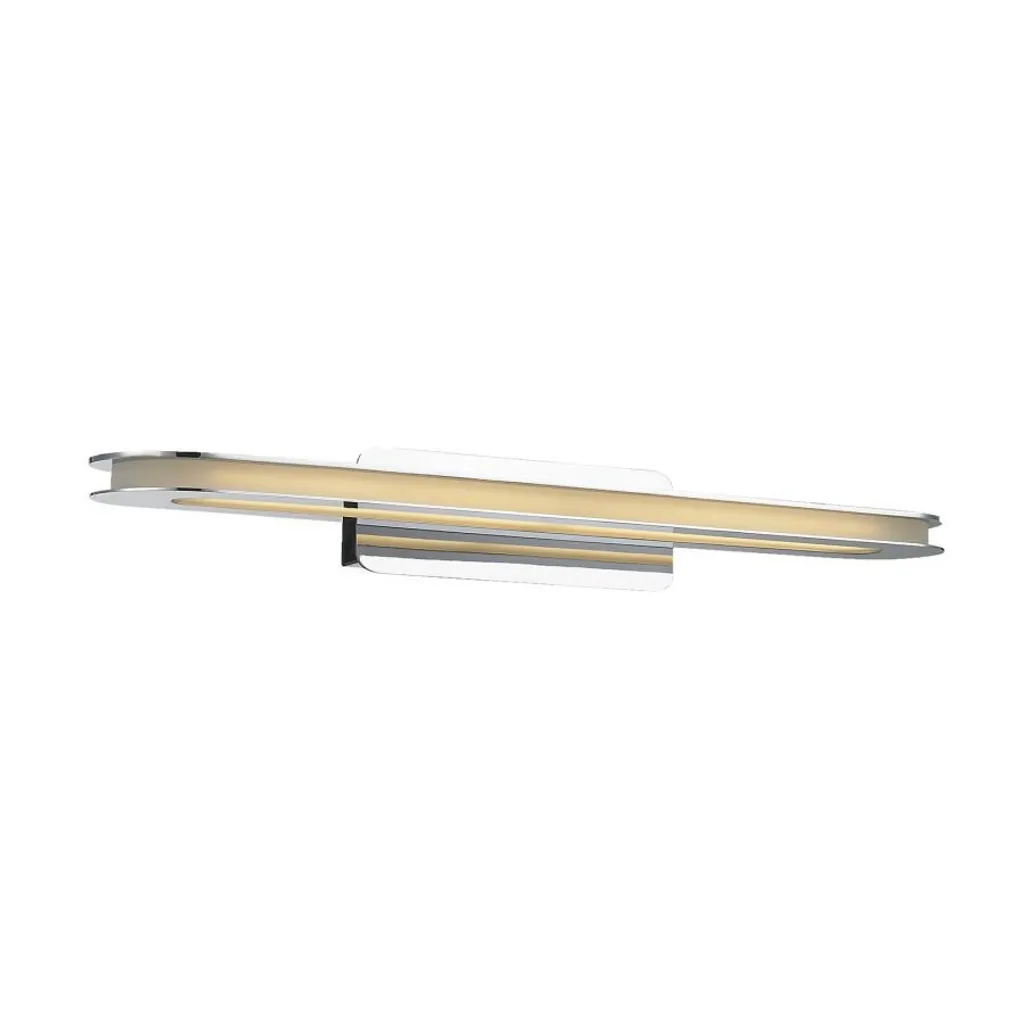 Applique Murale LED Design Chrome Scarlett Italux pour Éclairage Intérieur