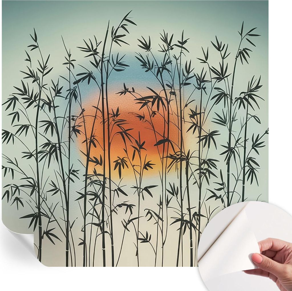Selbstklebende Wandtapete - Dekorative Tapete für Wohnzimmer - Klebefolie für Wandbilder - Tapetenfolie für Wanddekoration - 250x250 cm - Harmon...