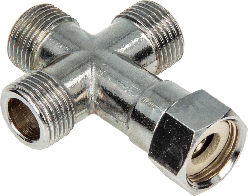 tecuro T-Stück allseitig 3/8 Zoll - Abzweigverteiler für Produktbild 