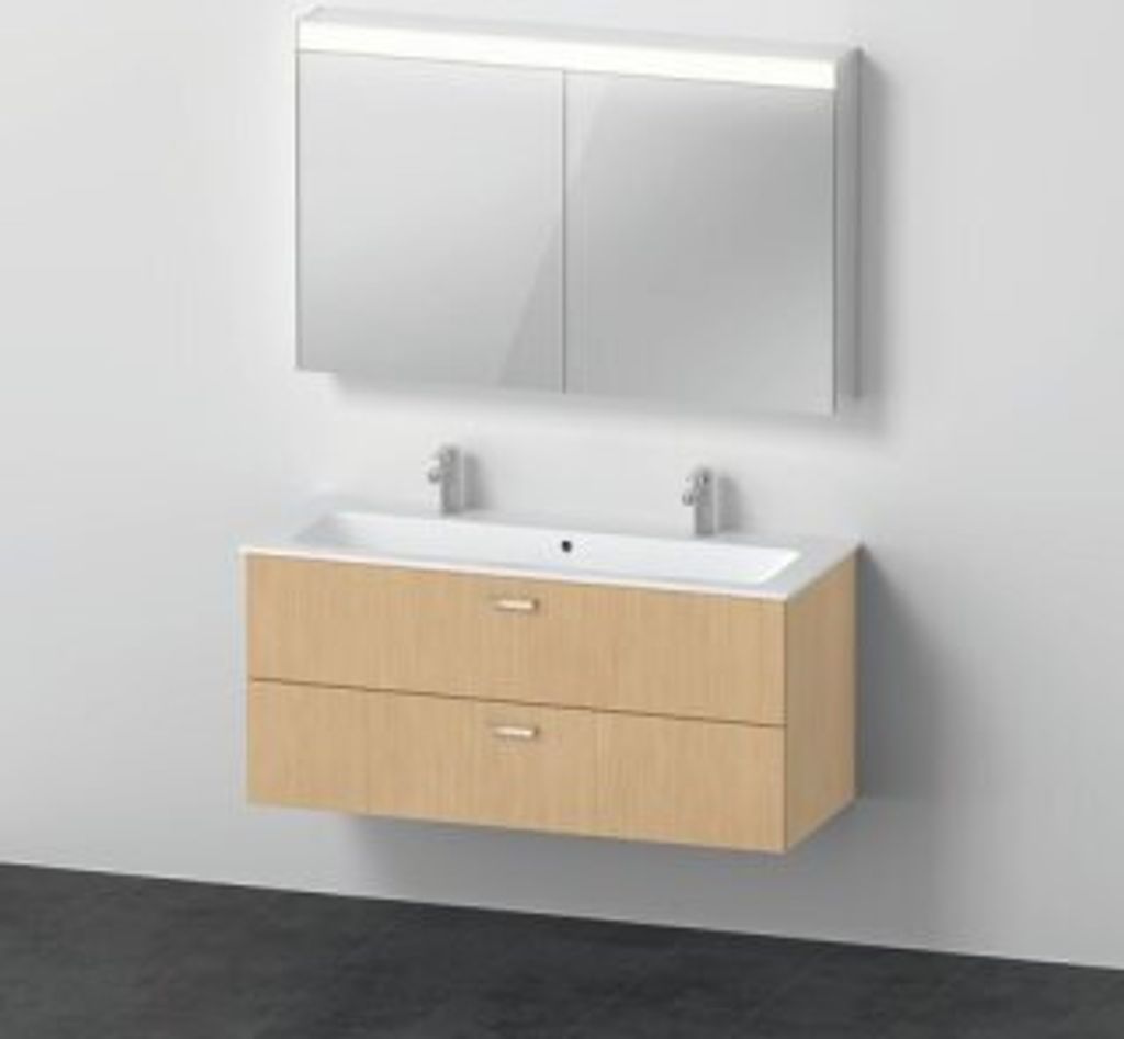 DURAVIT XB0067030300000 X-BASE Möbelset:WTU und Spiegelsch.