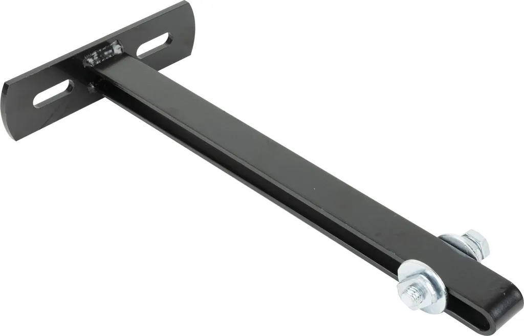 Support Mural pour Rail de Rideau Eurotrack Wentex Noir Longueur 30cm